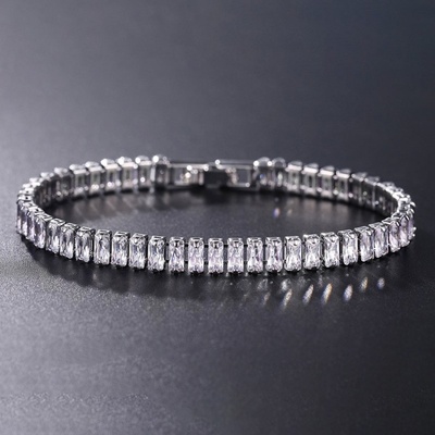 Sisi Jewelry náramek se zirkony Rafaela NR2144/19 Bílá/čirá