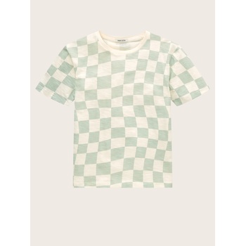 Tom Tailor Карирана риза за момчета Tom Tailor в зелено и кремаво Tom Tailor | Byal | Момчешки | 140