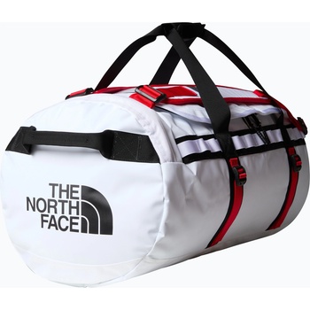 The North Face Пътна чанта The North Face Base Camp Duffel M 71 l white/ black/ elevation red