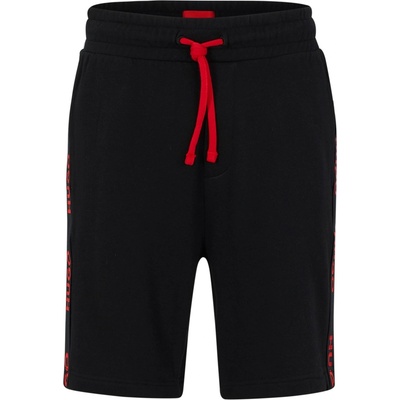 Hugo Мъжки къси панталони Hugo Sporty Logo Shorts Mens - Black