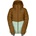 Scott Дамско ски яке Scott Women's Jacket Ultimate Warm Ski jacket - Bread Brown / Fresh Green - размер XS (104-5135-0611)