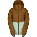 Scott Дамско ски яке Scott Women's Jacket Ultimate Warm Ski jacket - Bread Brown / Fresh Green - размер XS (104-5135-0611)