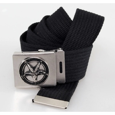 Black & metal колан pentagram - Черен - bm002