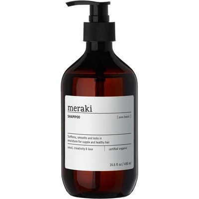 Meraki Šampón pre hydratáciu a výživu vlasov PURE BASIC 490 ml