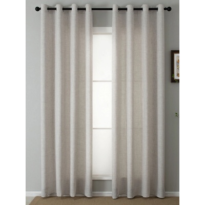MKLuzkoviny.cz Závěsy Zara přírodní – 140 × 180 cm (2 ks)
