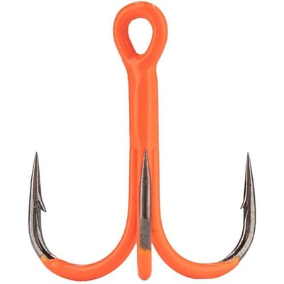 Mikado Total Fishing Trojháčky Jaws UV Oranžové vel. 1/0 6 ks