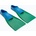 Aquafeel Плавници за плуване aquaFeel Swim Fin Floating green/blue