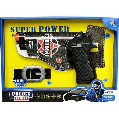 Mac Toys policejní pistole s opaskem