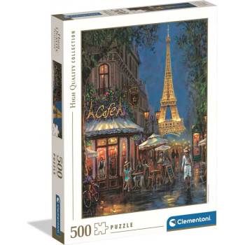 Clementoni - Puzzle At The Eiffel Cafe - 500 piese