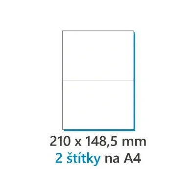 Etikety univerzálne 297x420mm Agipa A3 100 hárkov