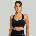 GymBeam STRIX Безшевен спортен сутиен Black S