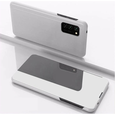 Pouzdro SES Zrdcadlové silikonové flip pro Xiaomi Mi 10T Lite - stříbrné