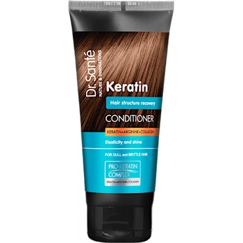 Dr. Santé Keratin regenerační kondicionér pro křehké vlasy bez lesku Keratin Arginine and Collagen 200 ml