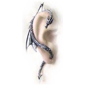 Alchemy Gothic Náušnice The Dragon's Lure stud E274