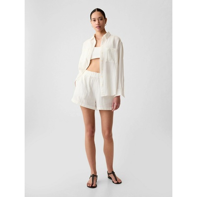 GAP Къси панталони от муселин GAP GAP | Byal | ЖЕНИ | XL