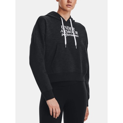Under Armour Дамски суичър Under Armour Essential Script Hoodie Under Armour | Cheren | ЖЕНИ | XS