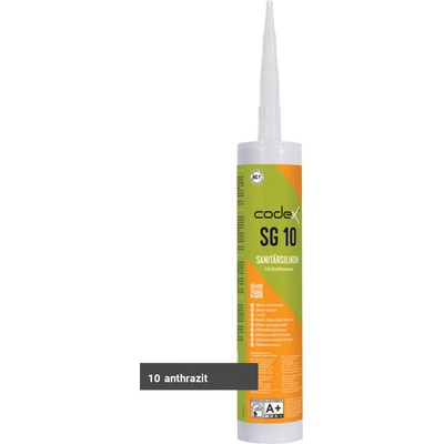 Codex SG 10 sanitární silikon 310 ml antracit
