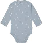 Lassig Бебешко боди с дълъг ръкав Lassig - Blocks, 86/92 cm, 12-24 м, Light Blue (4066239101082) - baby