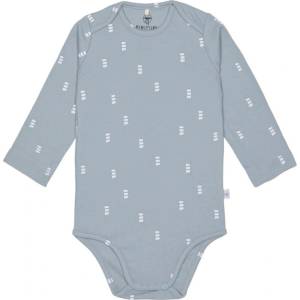 Lassig Бебешко боди с дълъг ръкав Lassig - Blocks, 86/92 cm, 12-24 м, Light Blue (4066239101082) - baby