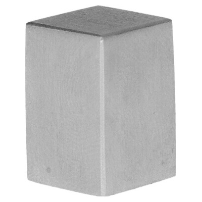 Ukončení na jekl 12 x 12 mm, broušená nerez AISI 304