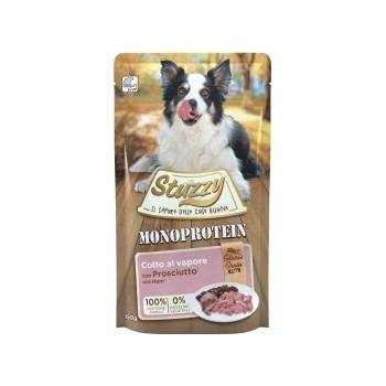 Stuzzy Monoprotein Grain& Gluten Free With Ham - Пауч за израснали кучета с прошуто, 150 гр