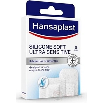 Beiersdorf Hansaplast SILICONE SOFT ULTRA SENSITIVE náplasť 8 ks
