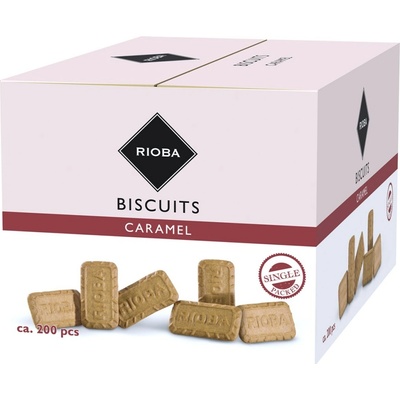 Rioba karamelové sušenky 200ks x 6 g