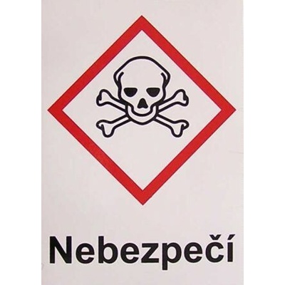 VT NEBEZPEČÍ A6 samol."lebka"