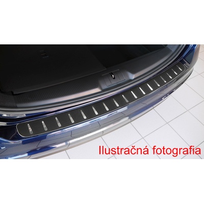 Lišta nárazníka - nerezová rovná s karbónovou fóliou TOYOTA Proace City, 2018