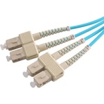SeaMAX Оптична корда SeaMAX, 1m, SC-SC UPC, MM OM3 50/125, duplex, 2.0mm, LSZH (MM-PC-SC/SC-1-D-OM3)