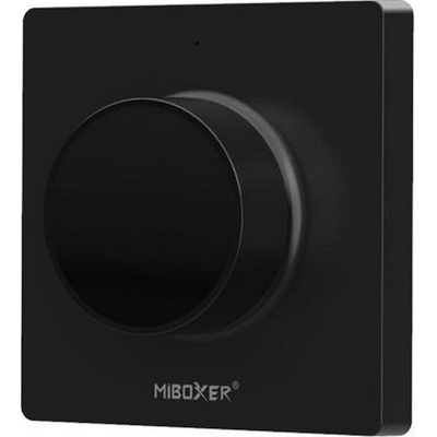 LEDprodukt LED ovládač RF6 1 okruh otočný nástenný - 2,4GHz - čierny