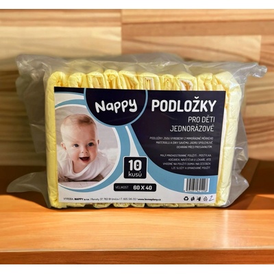 Jednorázové přebalovací podložky BUNNY NAPPY 60 x 40 cm 10 ks – Zboží Dáma
