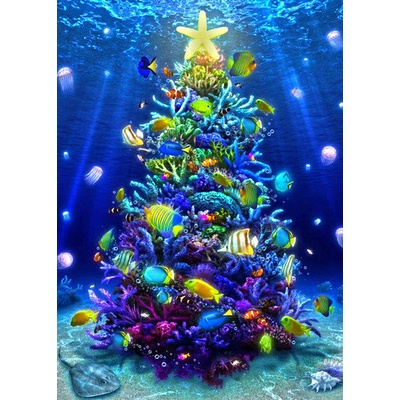 (B) 3D pohľadnica Christmas Sea