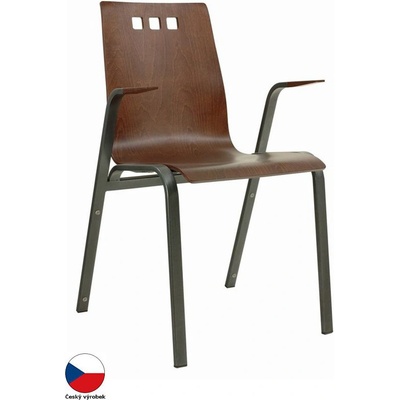 ALBA Konferenční židle BERNI BEZ PODRUČEK ČALOUNĚNÁ