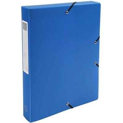 EXACOMPTA Doska s gumičkou A4 40 mm modrá