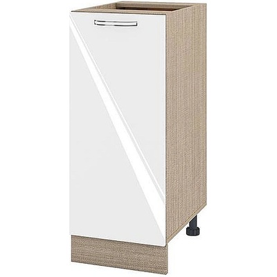 ИРИМ Долен кухненски шкаф Сити МФ-Бяло гланц-05-40 35 см