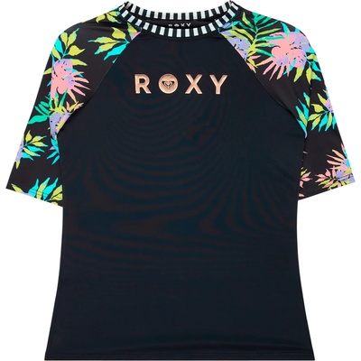 Roxy Детска ликра Roxy Kid's Roxy Active RG S/S Lycra - Anthracite Aquarella Active Rg - размер 10 Years (750-2846-0114)