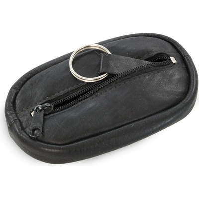 Černá kožená zipová 619 0366 60