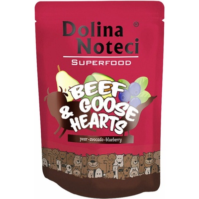 Dolina Noteci Superfood hovězí a husí srdce 300 g