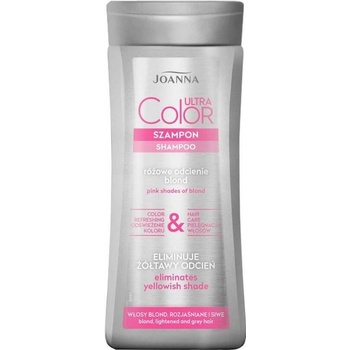 Joanna Ultra Color Pink šampón pre sivé vlasy 200 ml