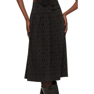 KILLSTAR дамска пола KILLSTAR x KIHILIST - Morrisa - Black Tartan - KSRA014209