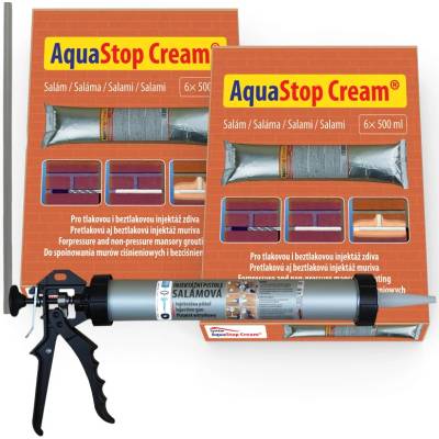 TRUMF sanace s.r.o. Duobox AquaStop Cream® - 12x "salám" 0,5 l + pistole