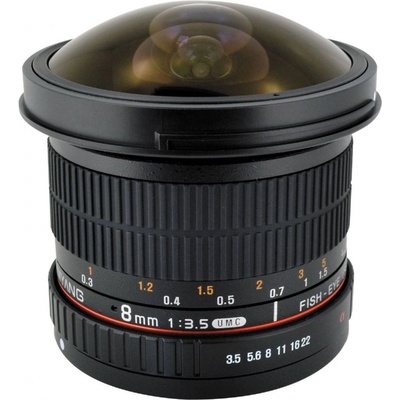 Samyang 8mm f/3.5 UMC Fish-eye CS II Canon EF-M