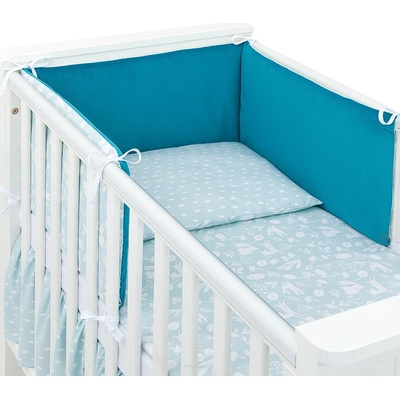 Mamo-Tato Mantinel s povlečením 3D sada Nature/velvet 135 x 100 cm – Sleviste.cz