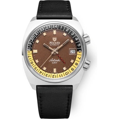 Nivada Grenchen Antarctic Tropical Black Leather