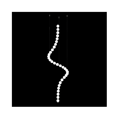 ELMARK Pearl led ПЕНДЕЛ 66w 3000k, ЗЛАТО (955pearl6630p1gd)