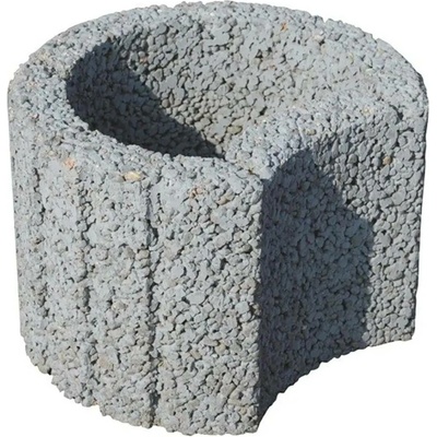 Semmelrock Svahová tvárnice Rundflor, šedá, 25 x 30 x 20 cm