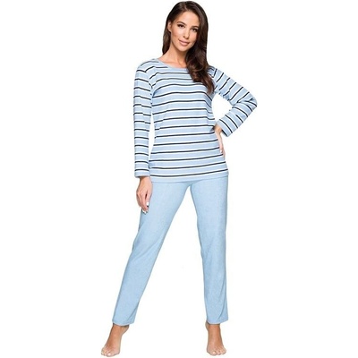 froté Leila sveto modré prúžkované