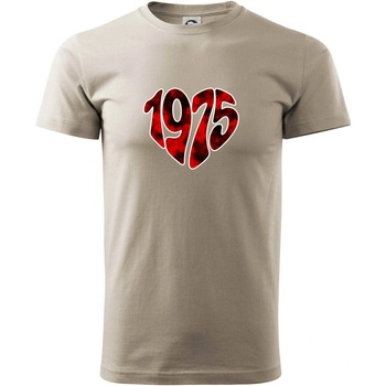 1975 v srdci tričko Ľadovo sivá