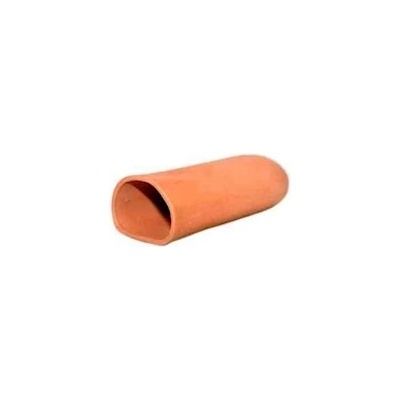 Ceramic Nature Cave round medium red 12x5x4 cm